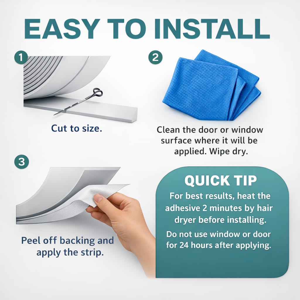 Silicone Door Seal Strips
