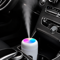 Humidifier with LED Light for Room, Office & Car(Grey)